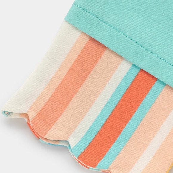 Matilda Jane Girls Rainbow Sherbert Cropped Leggings Size 4 New with tag - Picture 4 of 4